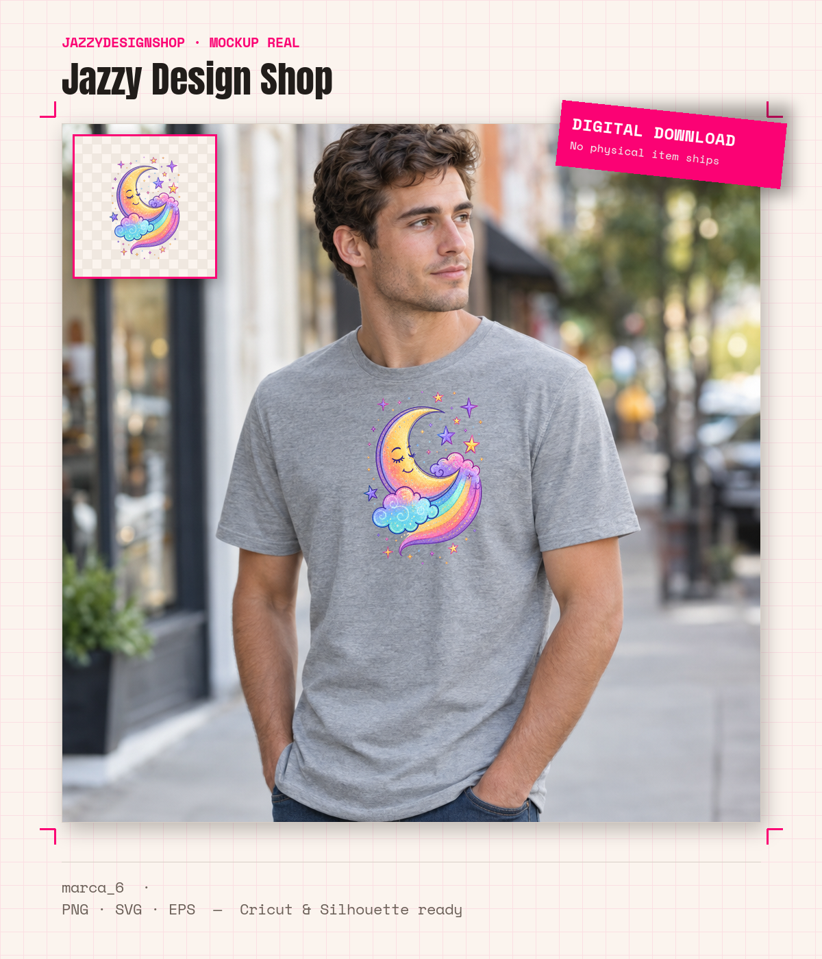 [Digital Download] Jazzy Mascot Design 06 SVG PNG EPS Cricut Silhouette Sublimation Design
