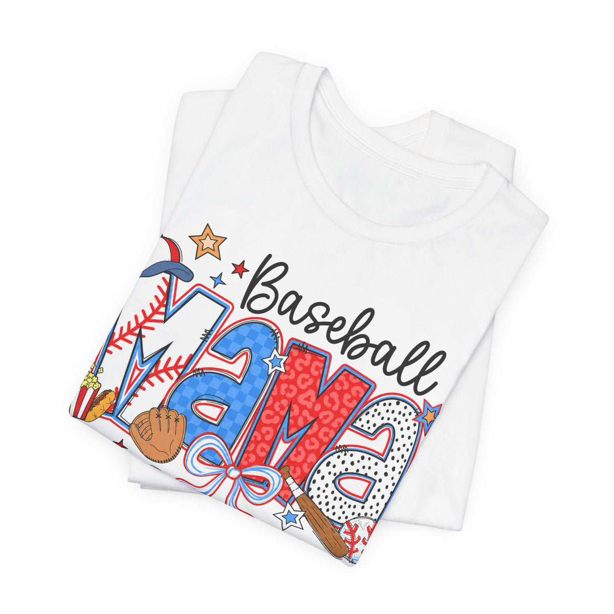Baseball Mama Tee | Varsity Baseball Mom Shirt | Baseball Gift Tee | Game Day Mom Graphic