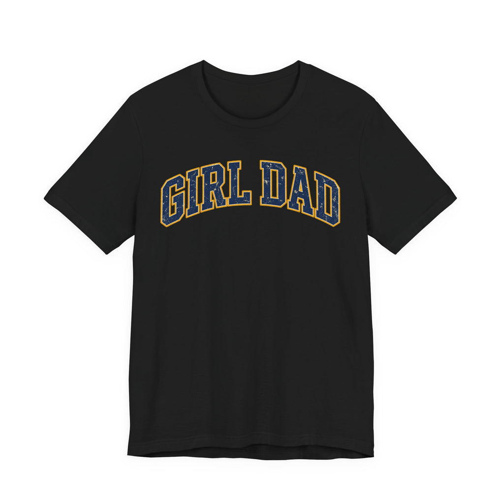 Girl Dad Vintage Collegiate Arch T-Shirt | Father of Daughters Shirt | Girl Dad Gift | Father's Day Tee