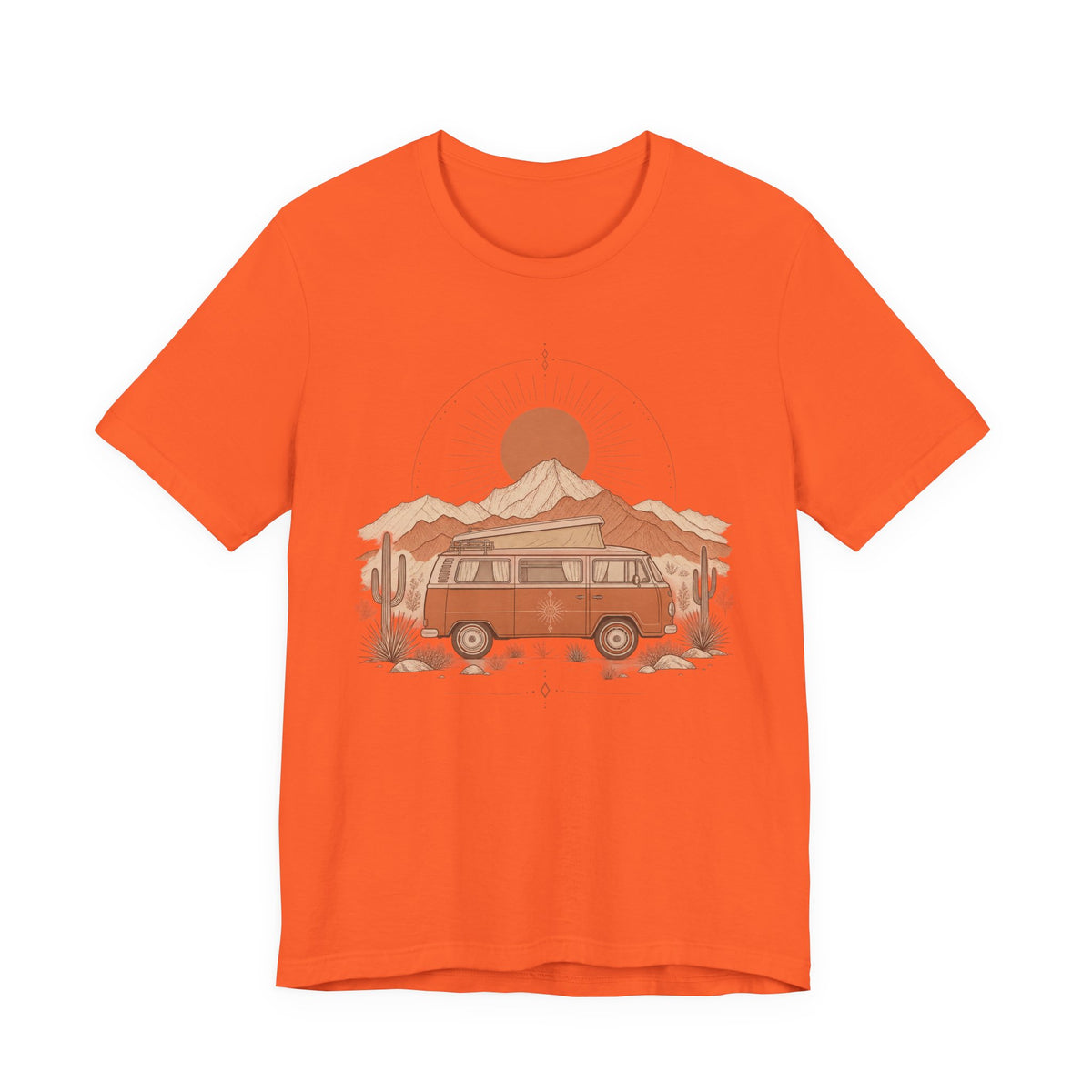 Van Life Boho Sunset T-Shirt | Camper Van Road Trip Tee | Digital Nomad Gift Shirt