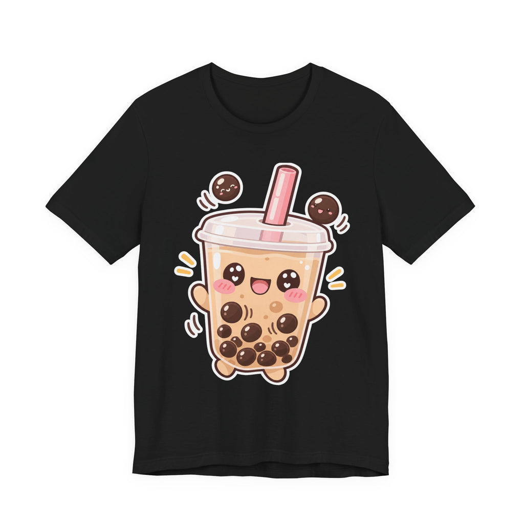 Kawaii Boba Tea T-Shirt | Cute Bubble Tea Character Tee | Kawaii Drink Lover Gift Shirt
