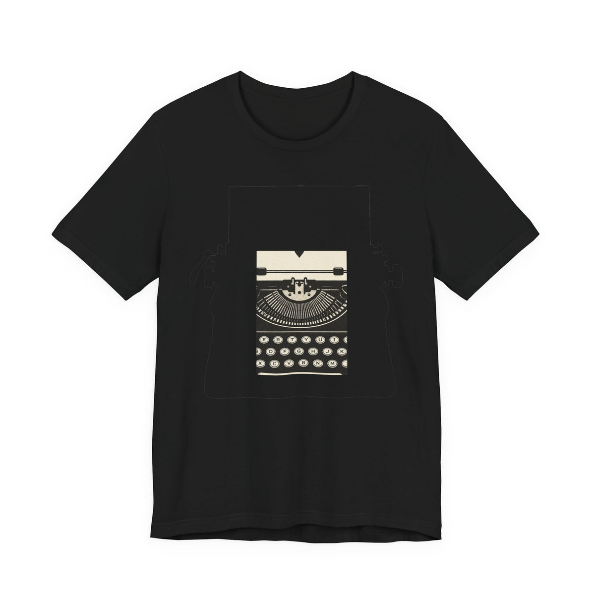 Love Over Hate T-Shirt | Retro Typewriter Valentine Tee | Positive Love Quote Gift Shirt