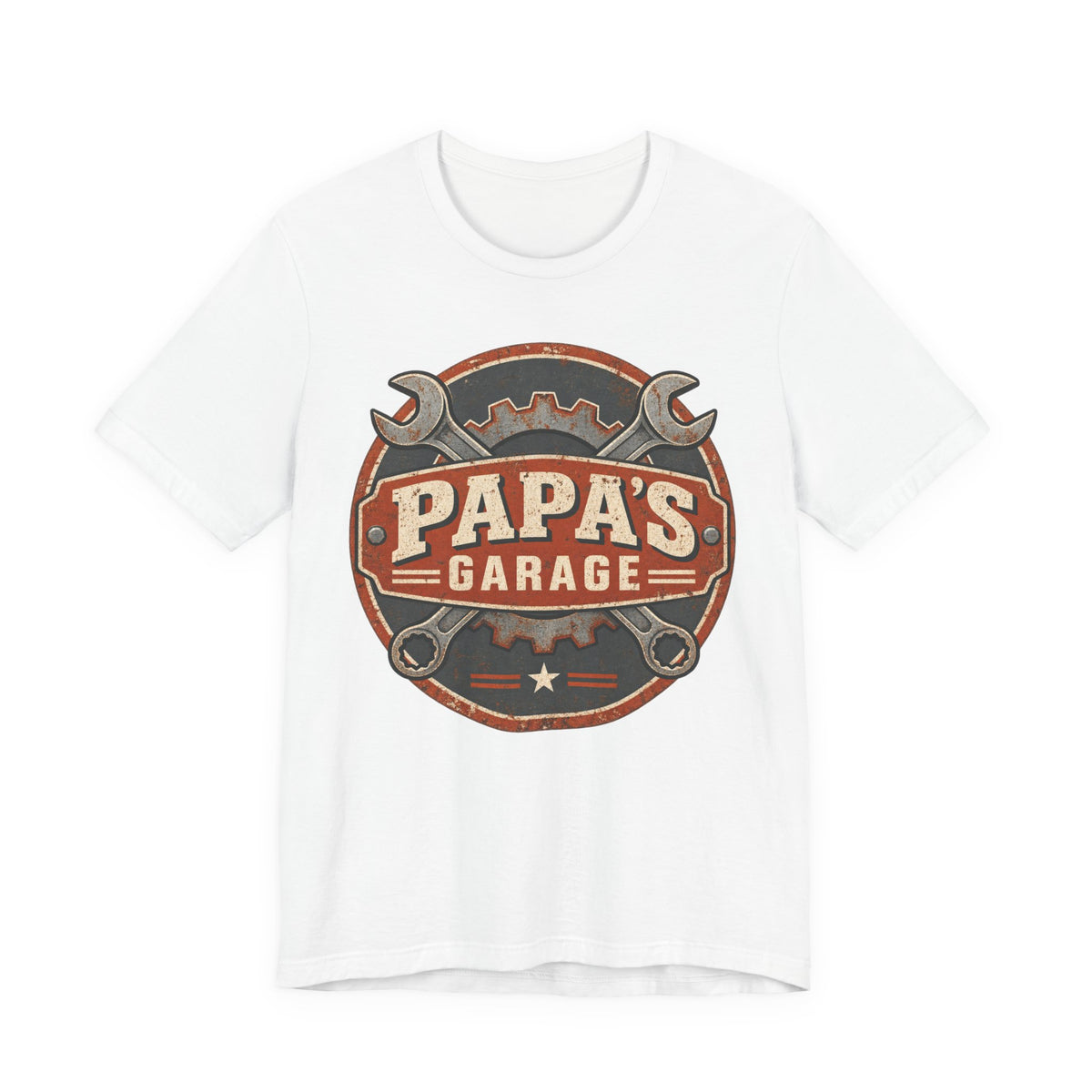 Papa's Garage Vintage Automotive T-Shirt | Grandpa Workshop Shirt | Papa Gift Tee | Father's Day Grandpa Gift