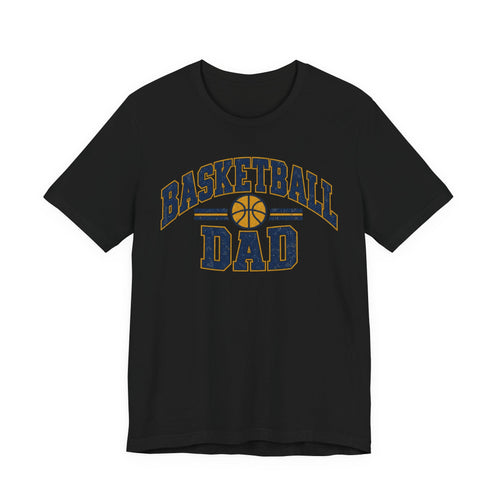 Basketball Dad T-Shirt | Vintage Varsity Game Day Tee | Basketball Dad Gift Shirt