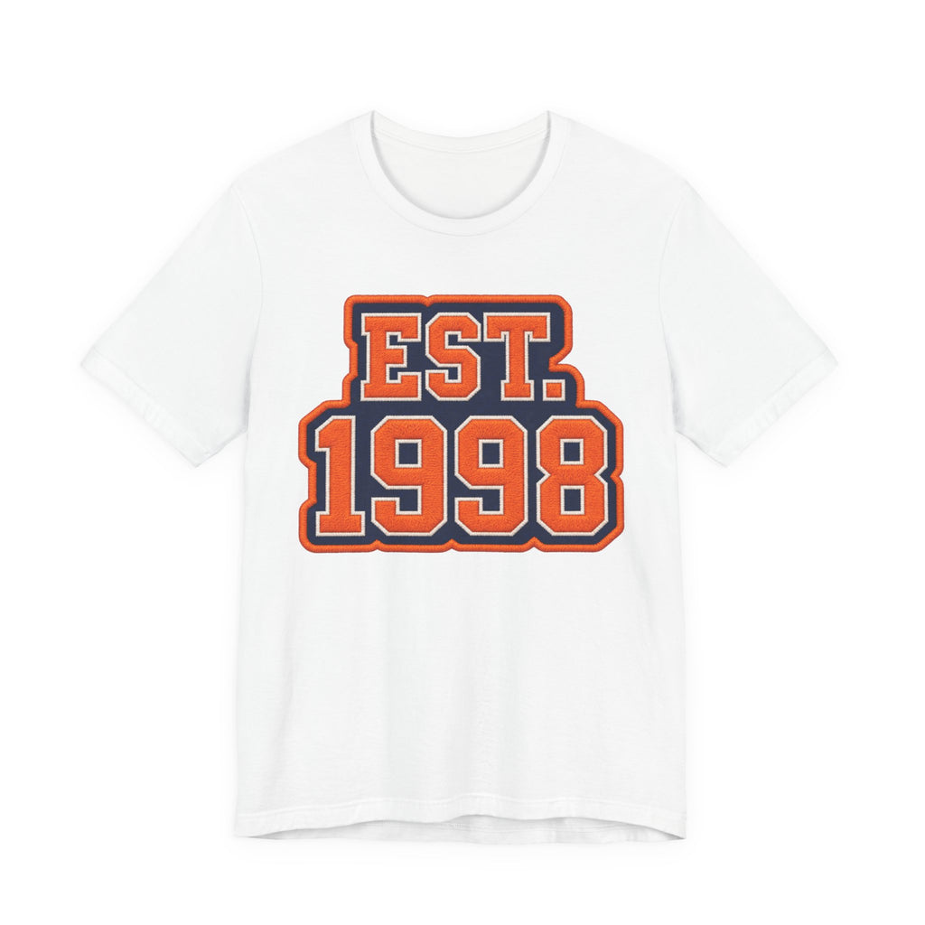 Urban Varsity Patch Tee | Streetwear Est. Badge Shirt | Varsity Streetwear Shirt | Urban Patch Gift Tee