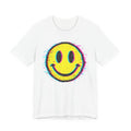 Y2K Glitch Smiley Tee | Distorted Smiley Face Shirt | Glitch Streetwear Shirt | Y2K Glitch Gift Tee