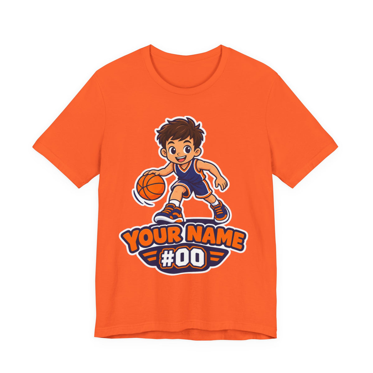 Personalized Basketball Kid T-Shirt | Custom Name Number Youth Tee | Custom Basketball Player Shirt | Personalized Basketball Gift Shirt
