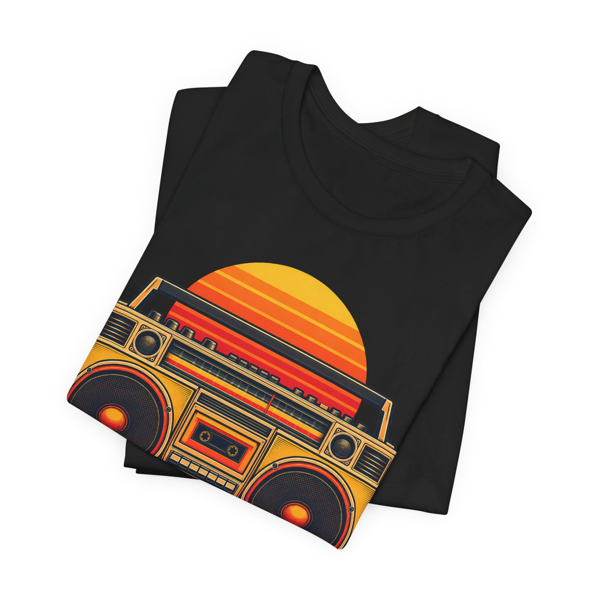 Retro Boombox Tee | 90s Hip Hop Nostalgia Shirt | Retro Cassette Streetwear Shirt | Old School Boombox Gift Tee