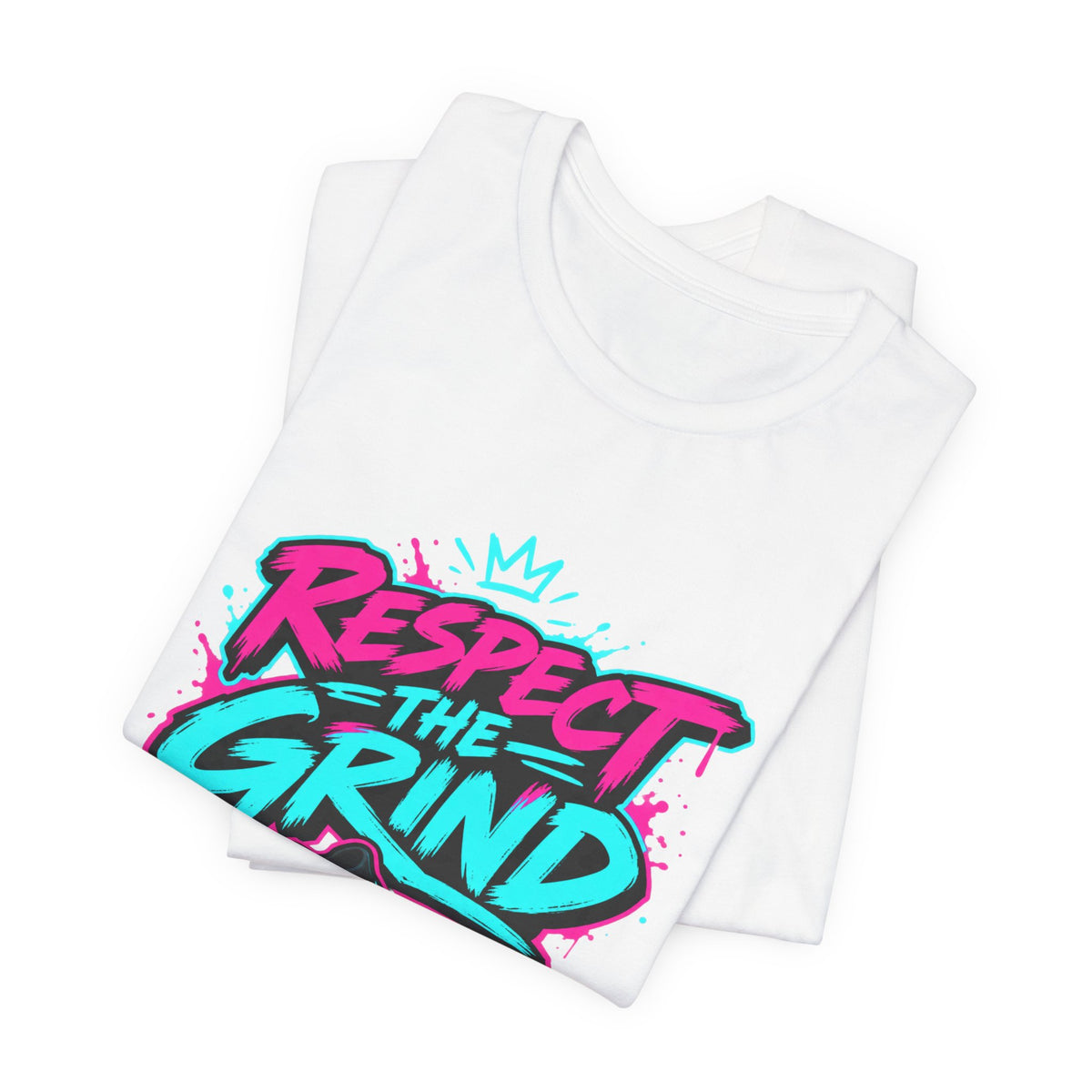 Respect The Grind Neon Cleats Tee | Bold Soccer Cleats Shirt | Soccer Gift Tee | Street Soccer Design