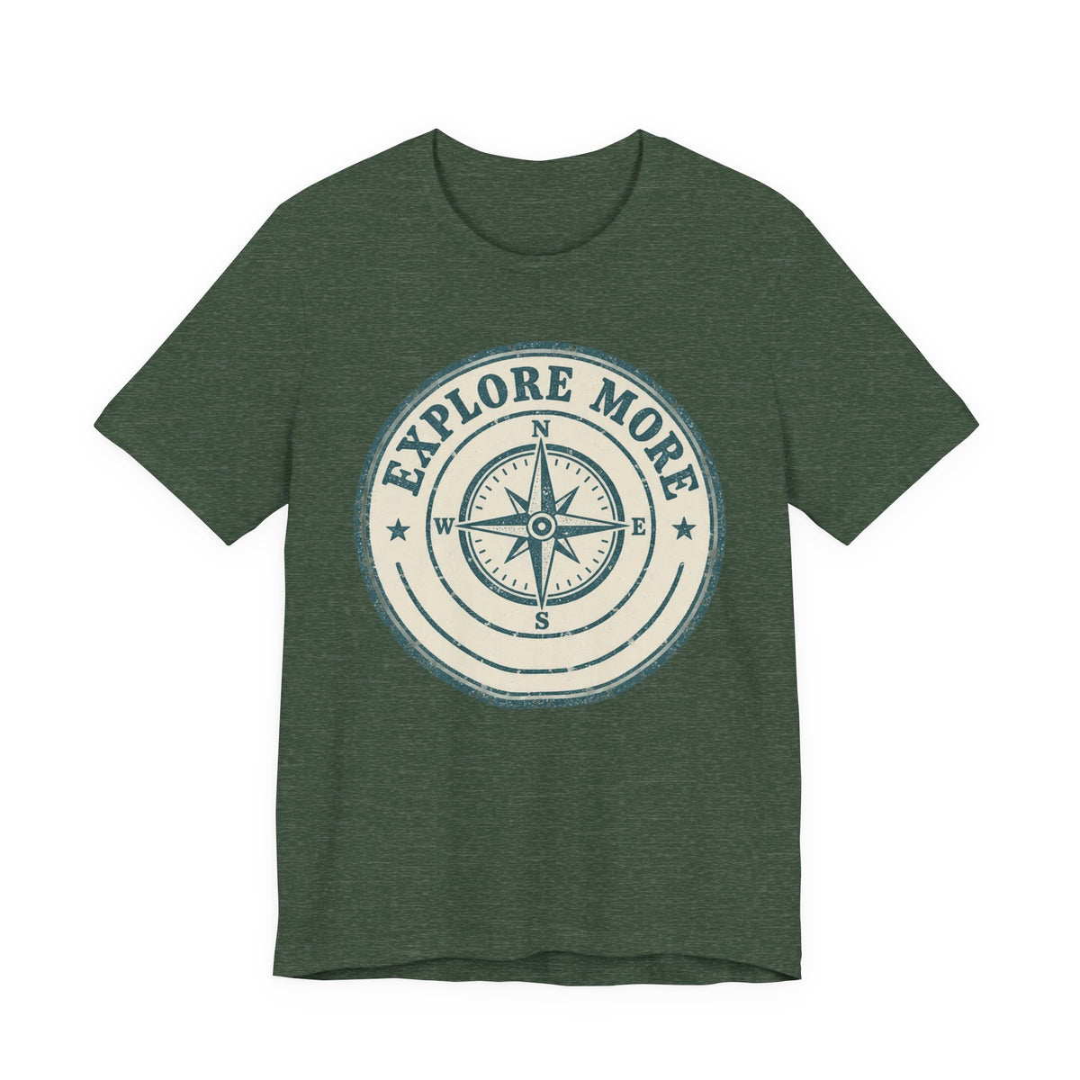 Retro Travel Stamp Badge T-Shirt | Vintage Passport Explorer Tee | Wanderlust Gift Shirt