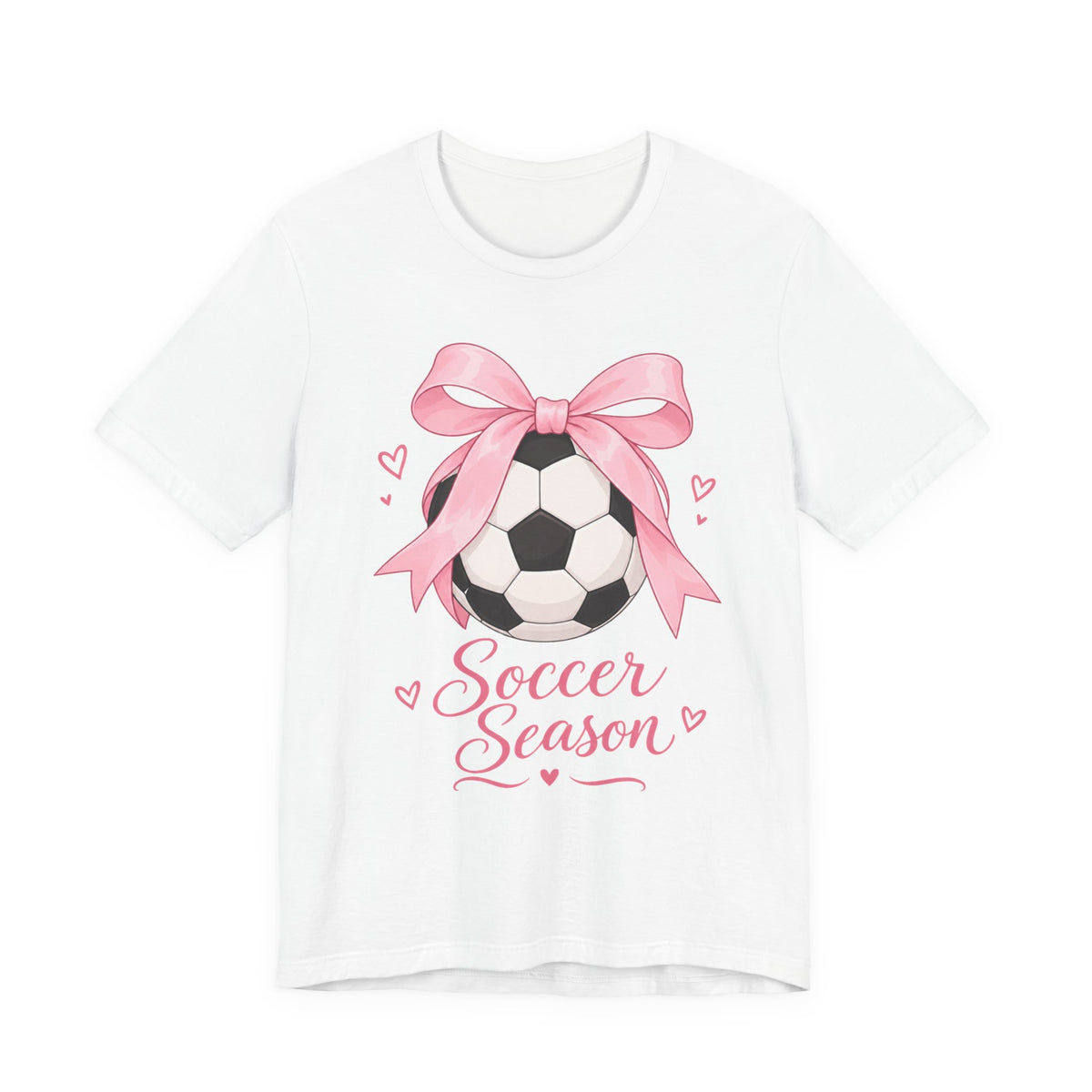Soccer Mom Tee | Coquette Bow Soccer Mom Design | Soccer Mom Shirt | Game Day Mom Gift | Soccer Mom Gift | Sports Mom Coquette Design