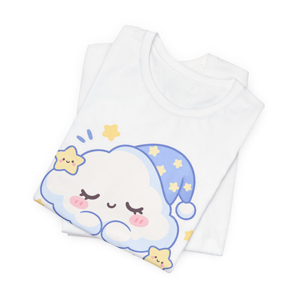 Kawaii Sleepy Cloud T-Shirt | Cute Dreamy Cloud Character Tee | Pastel Kawaii Gift Shirt