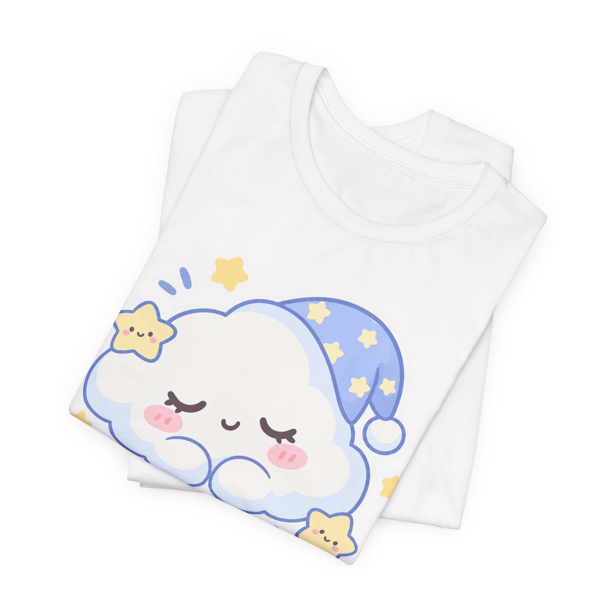 Kawaii Sleepy Cloud T-Shirt | Cute Dreamy Cloud Character Tee | Pastel Kawaii Gift Shirt