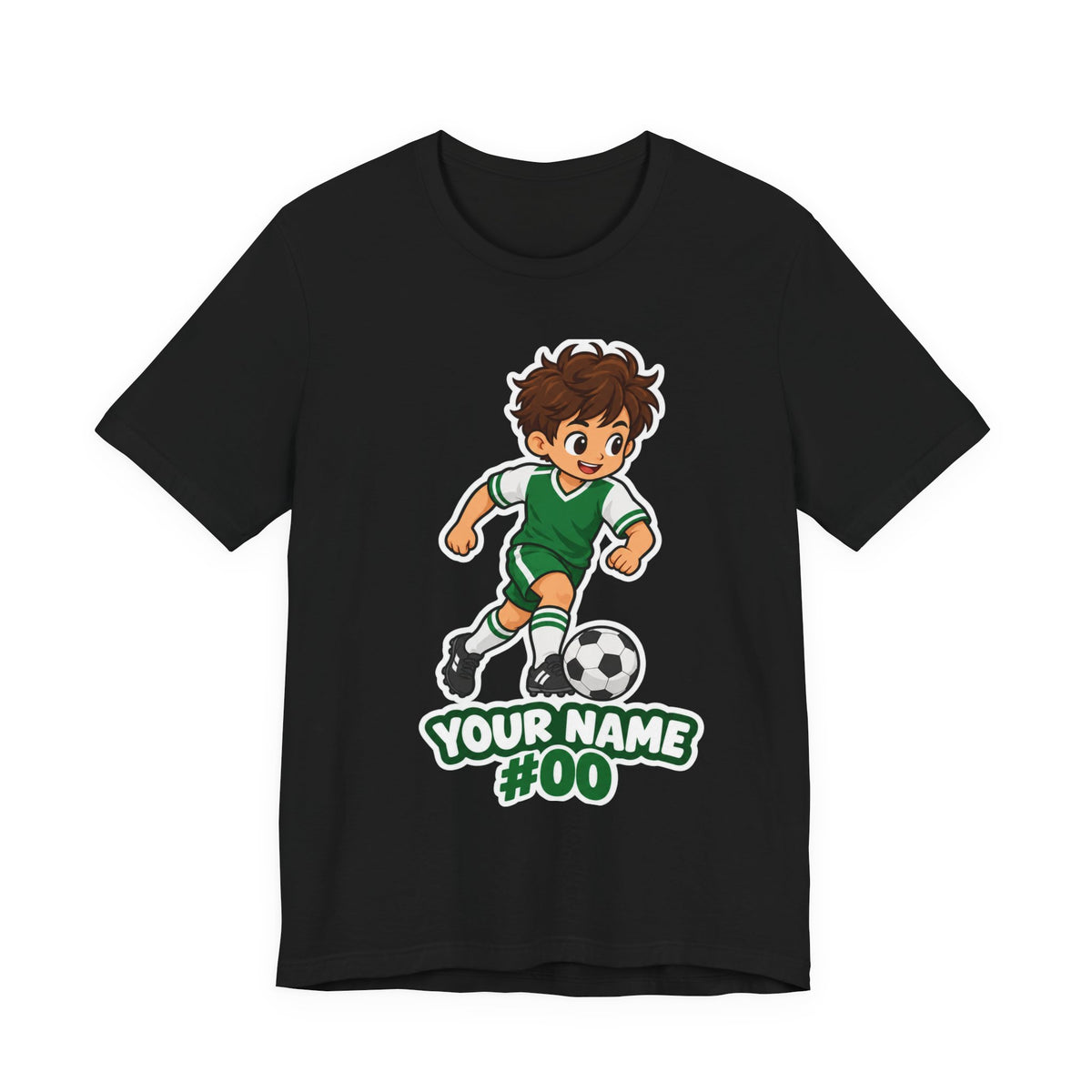 Custom Soccer Kid Tee | Personalized Youth Soccer Name Number Design | Custom Soccer Player Shirt | Personalized Soccer Gift Tee