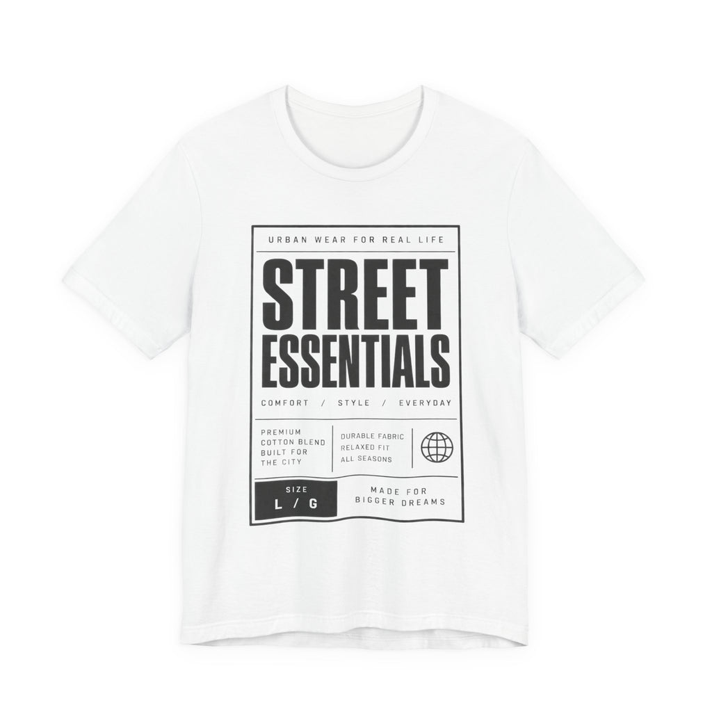 Streetwear Brand Tag T-Shirt | Urban Label Patch Tee | Street Fashion Tag Shirt | Urban Brand Tag Gift Shirt