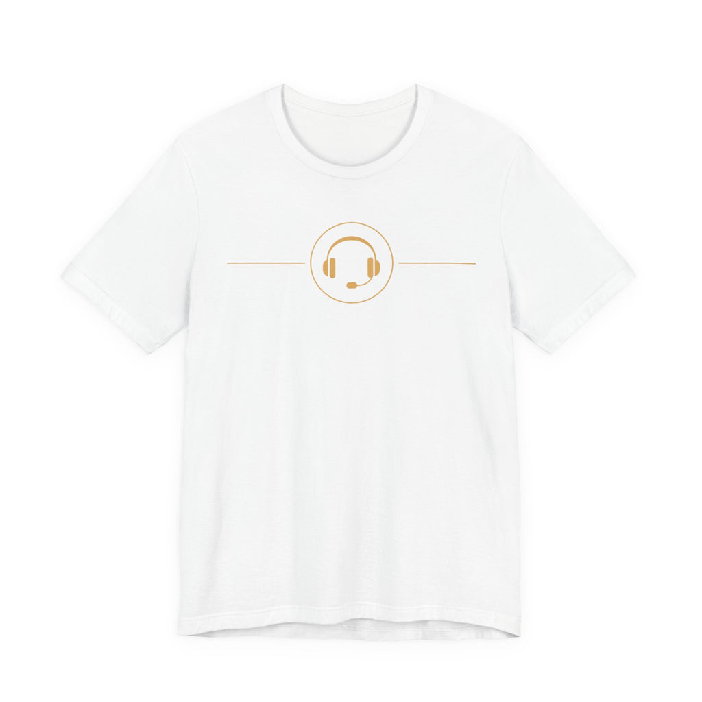911 Dispatcher Thin Gold Line T-Shirt | Emergency Dispatcher Gift Shirt | Dispatcher Appreciation Tee