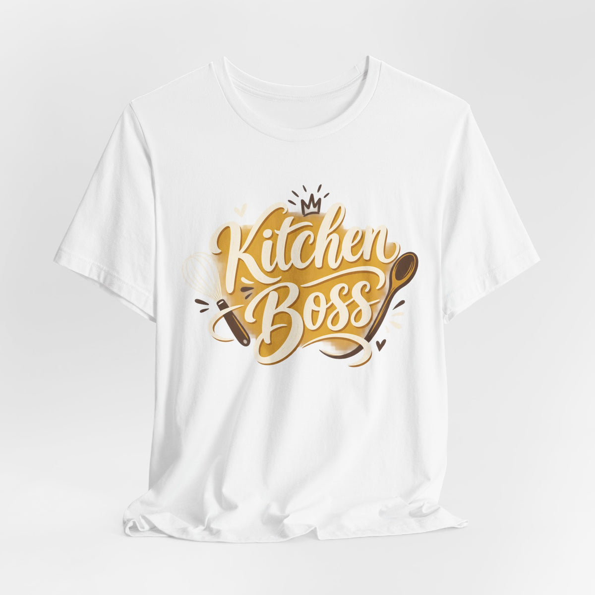 Kitchen Boss Chef Script T-Shirt | Funny Cooking Shirt | Chef Gift Tee | Culinary Gift Design