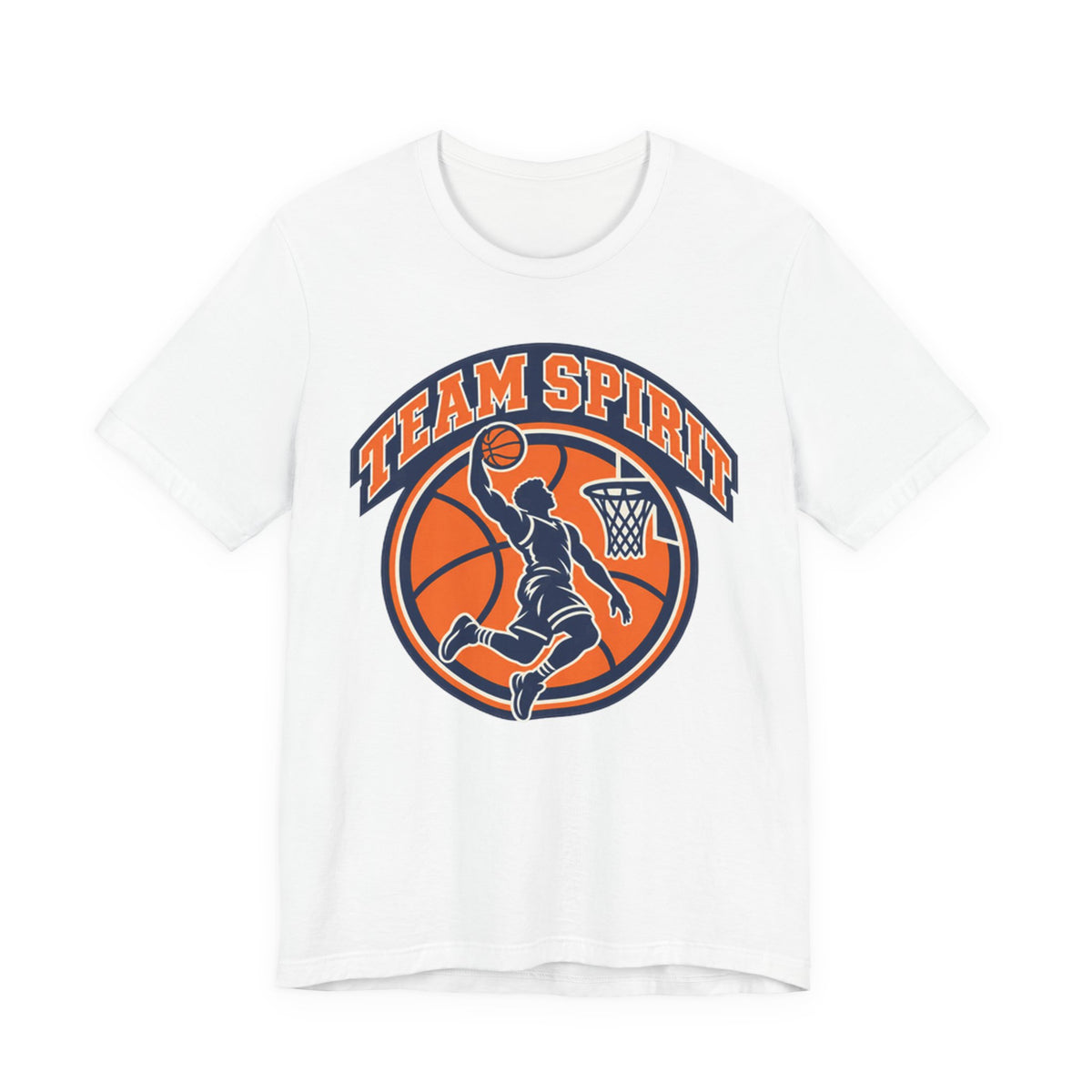 Dunk Mascot Badge T-Shirt | Retro Varsity Basketball Kids Tee | Team Spirit Basketball Shirt | Youth Basketball Emblem Gift Shirt