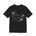 Blessed Grandma Floral Script T-Shirt | Boho Grandma Gift Shirt | Grandmother Quote Tee | Mother's Day Gift