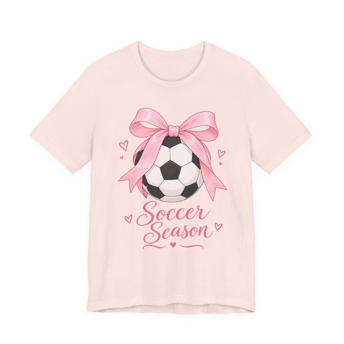 Soccer Mom Tee | Coquette Bow Soccer Mom Design | Soccer Mom Shirt | Game Day Mom Gift | Soccer Mom Gift | Sports Mom Coquette Design