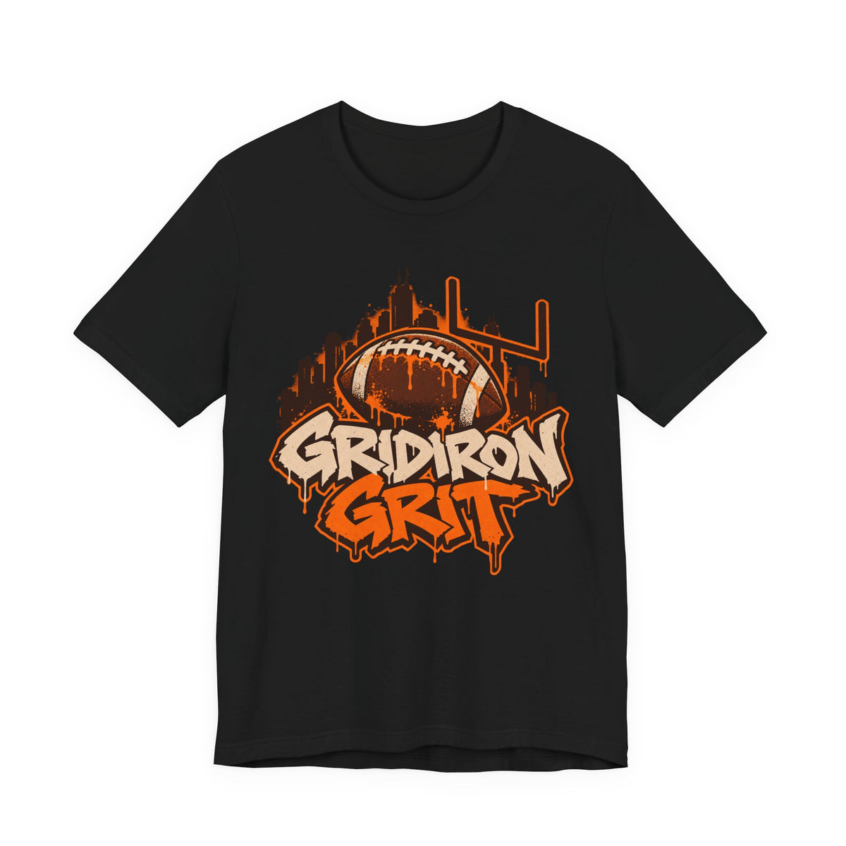 Gridiron Grit | Urban Graffiti Football Design | Football Streetwear Shirt | Urban Football Sublimation | Football Graffiti Gift | Youth Urban Football Design