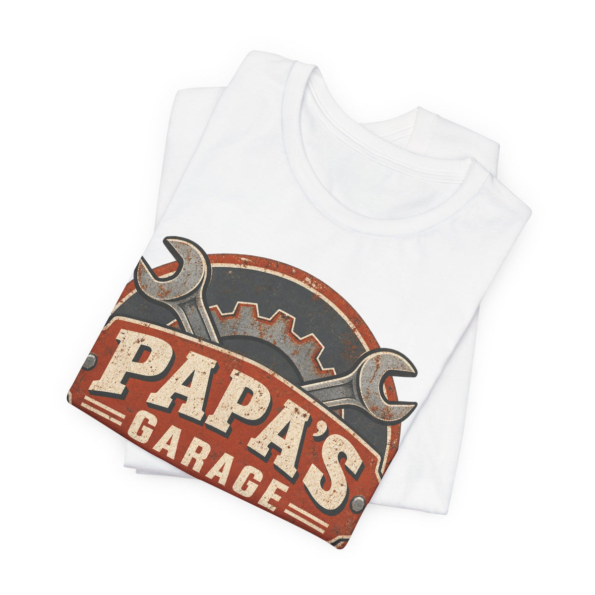 Papa's Garage Vintage Automotive T-Shirt | Grandpa Workshop Shirt | Papa Gift Tee | Father's Day Grandpa Gift