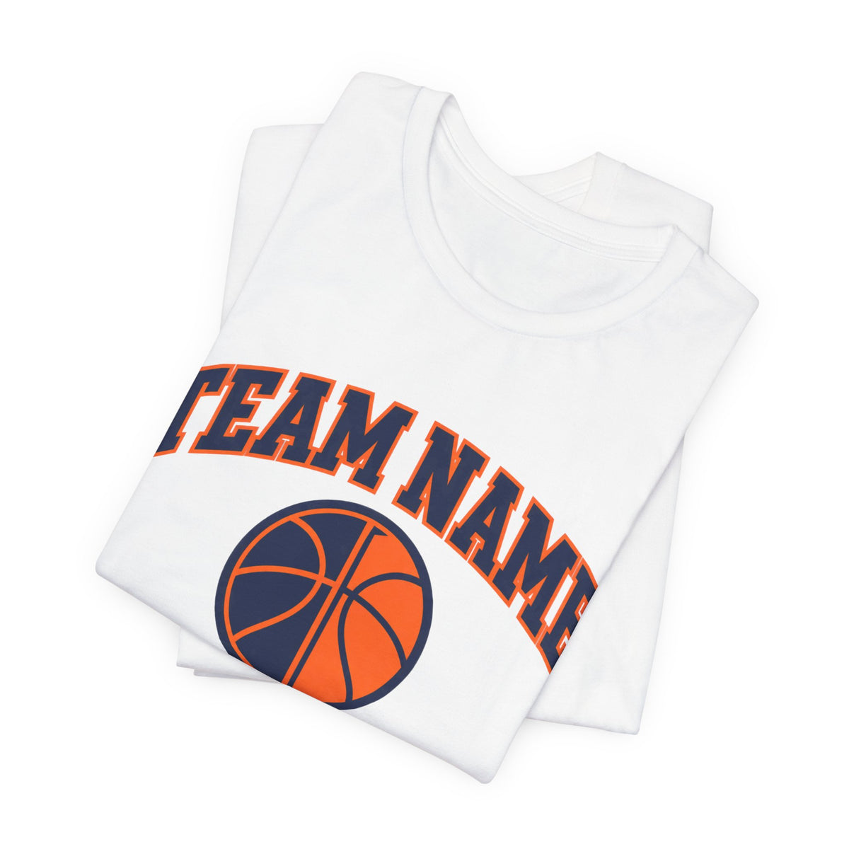 Custom Team Name Basketball Tee | Personalized Team Logo Basketball Shirt | Custom Basketball Team Gift | Modern Team Logo Design