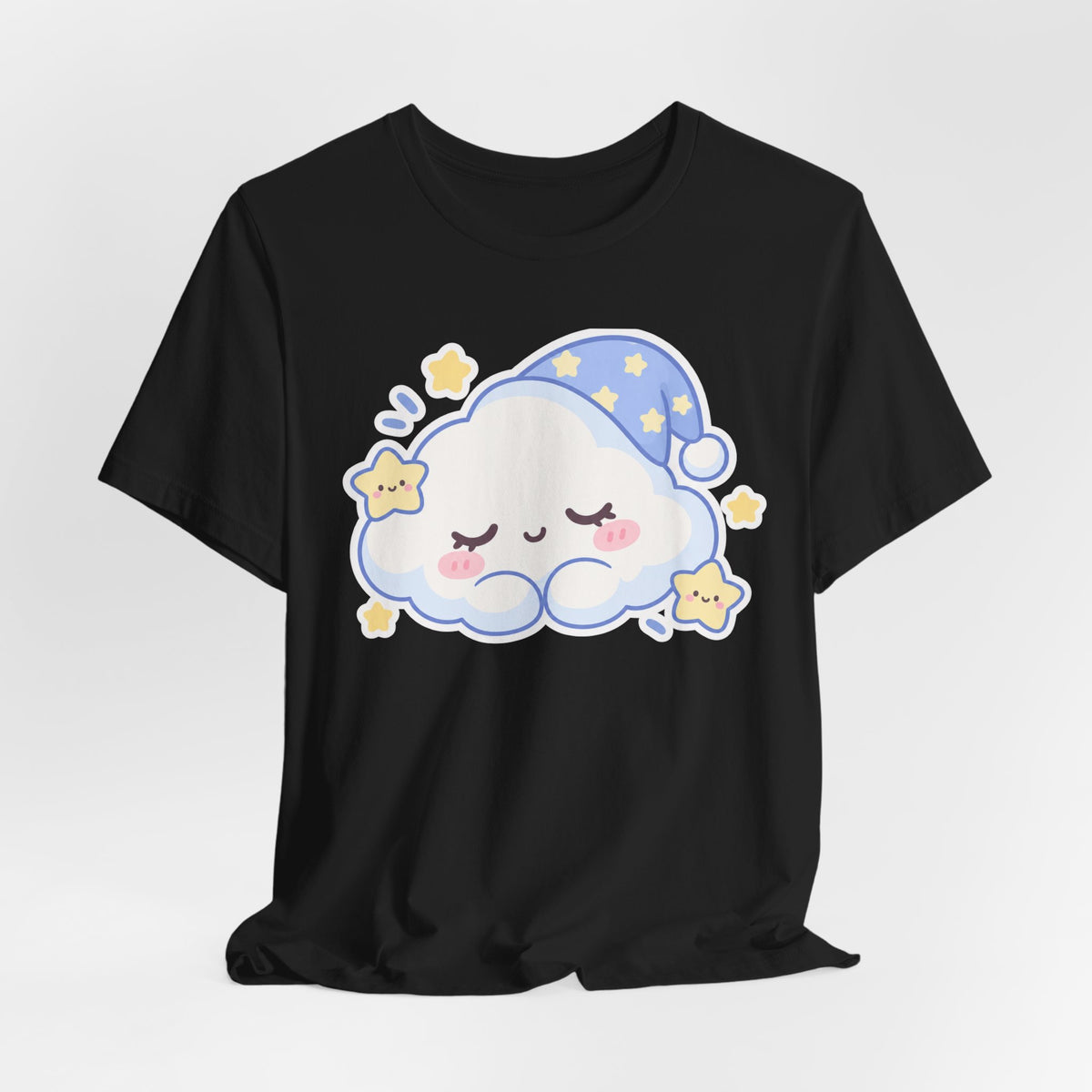 Kawaii Sleepy Cloud T-Shirt | Cute Dreamy Cloud Character Tee | Pastel Kawaii Gift Shirt