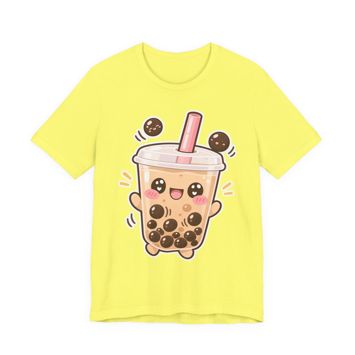 Kawaii Boba Tea T-Shirt | Cute Bubble Tea Character Tee | Kawaii Drink Lover Gift Shirt