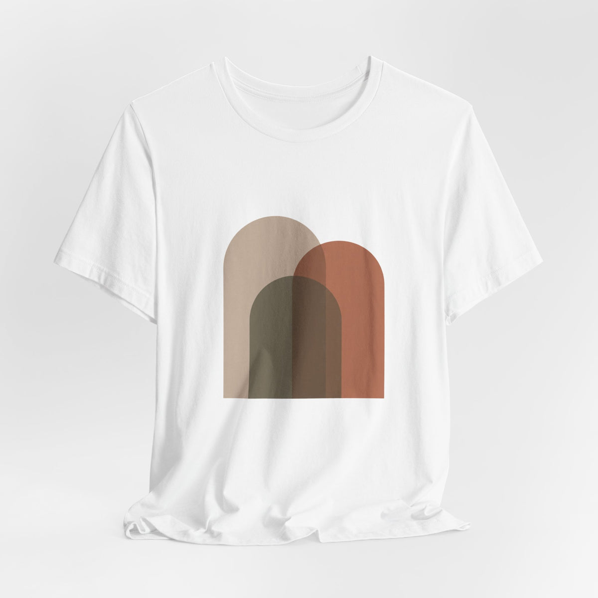 Abstract Arch Trio Minimalist T-Shirt | Modern Geometric Art Tee | Contemporary Design Gift Shirt