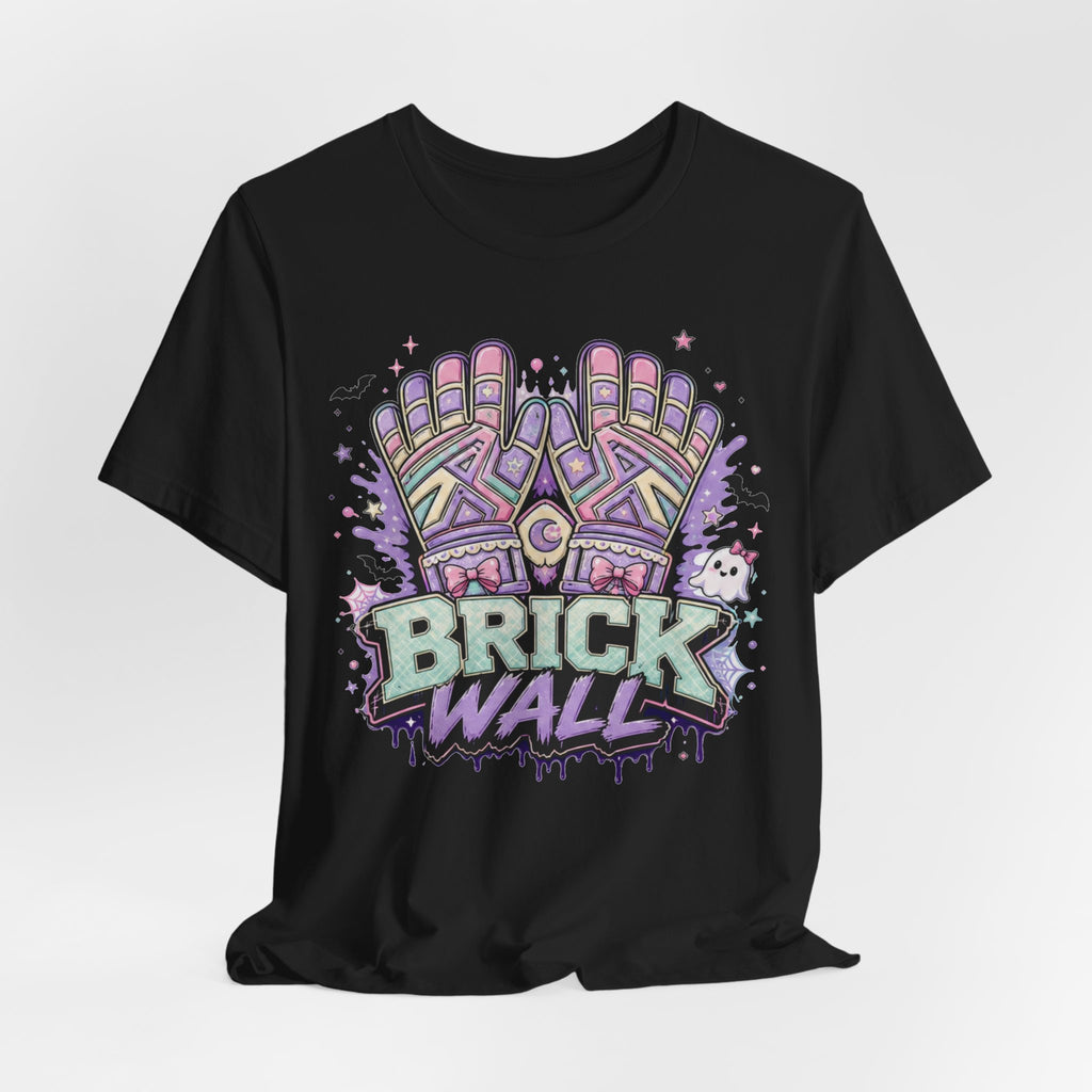 Brick Wall Goalkeeper Tee | Pastel Soccer Gloves Shirt | Soccer Goalkeeper Gift | Halloween Soccer Design