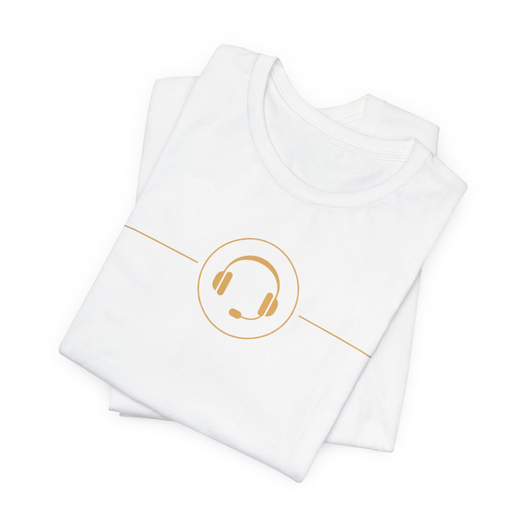 911 Dispatcher Thin Gold Line T-Shirt | Emergency Dispatcher Gift Shirt | Dispatcher Appreciation Tee