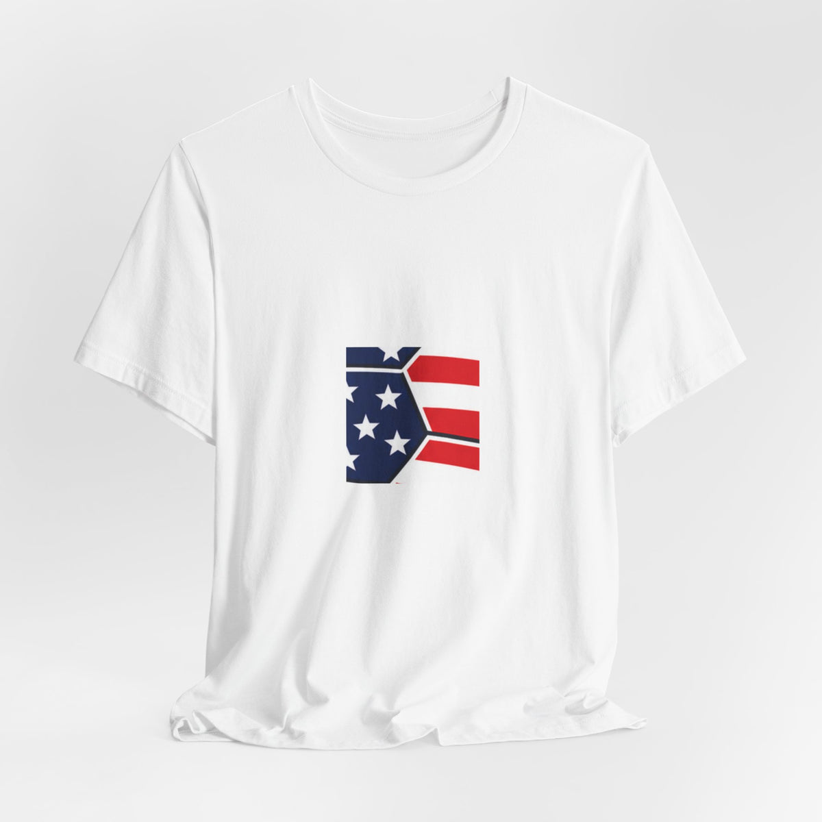 USA Soccer Ball Neon Tee | Patriotic Soccer Shirt | Soccer Gift Tee | Bold American Flag Soccer Design