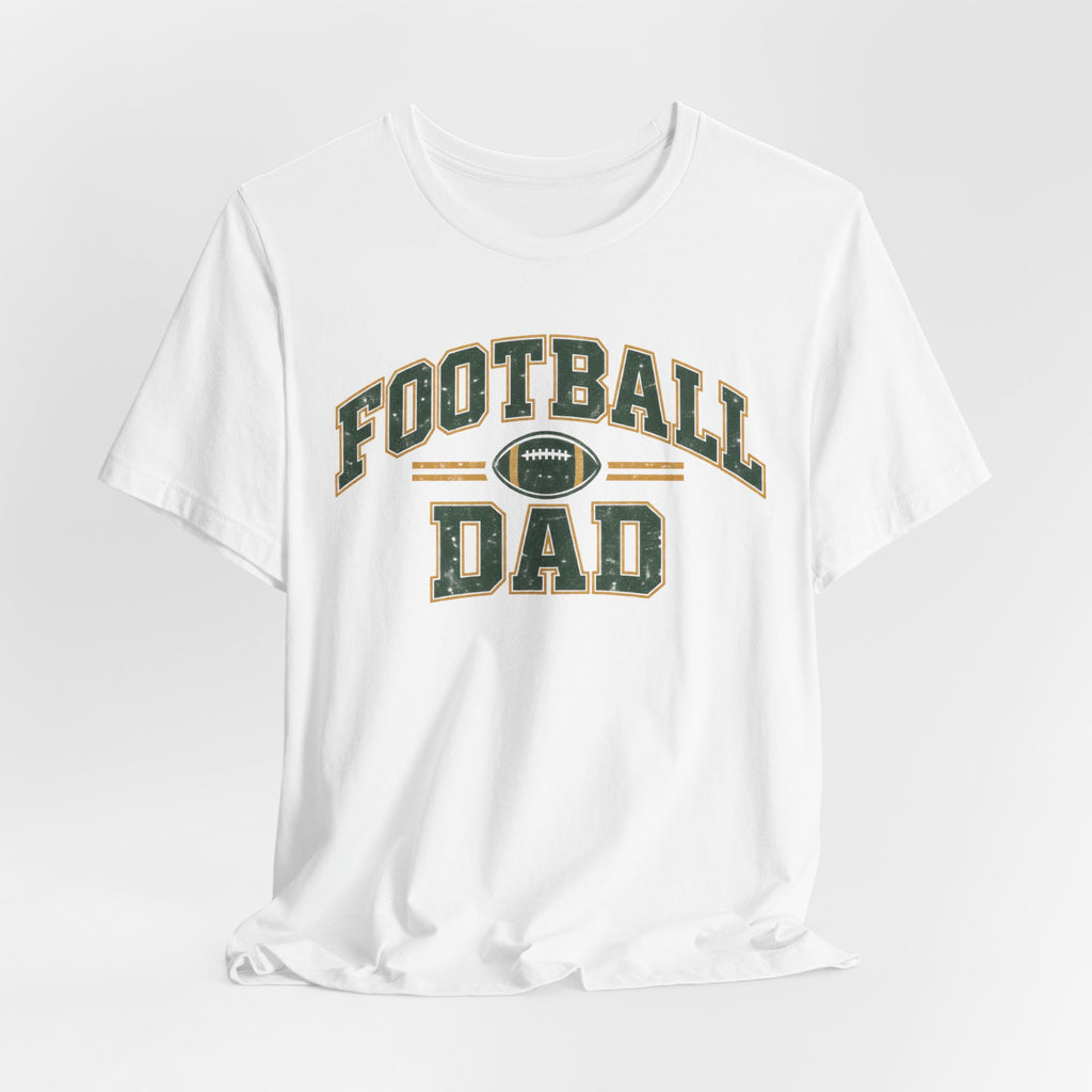 Football Dad Vintage Tee | Varsity Football Dad Shirt | Retro Game Day Dad Shirt | Football Father Gift Tee
