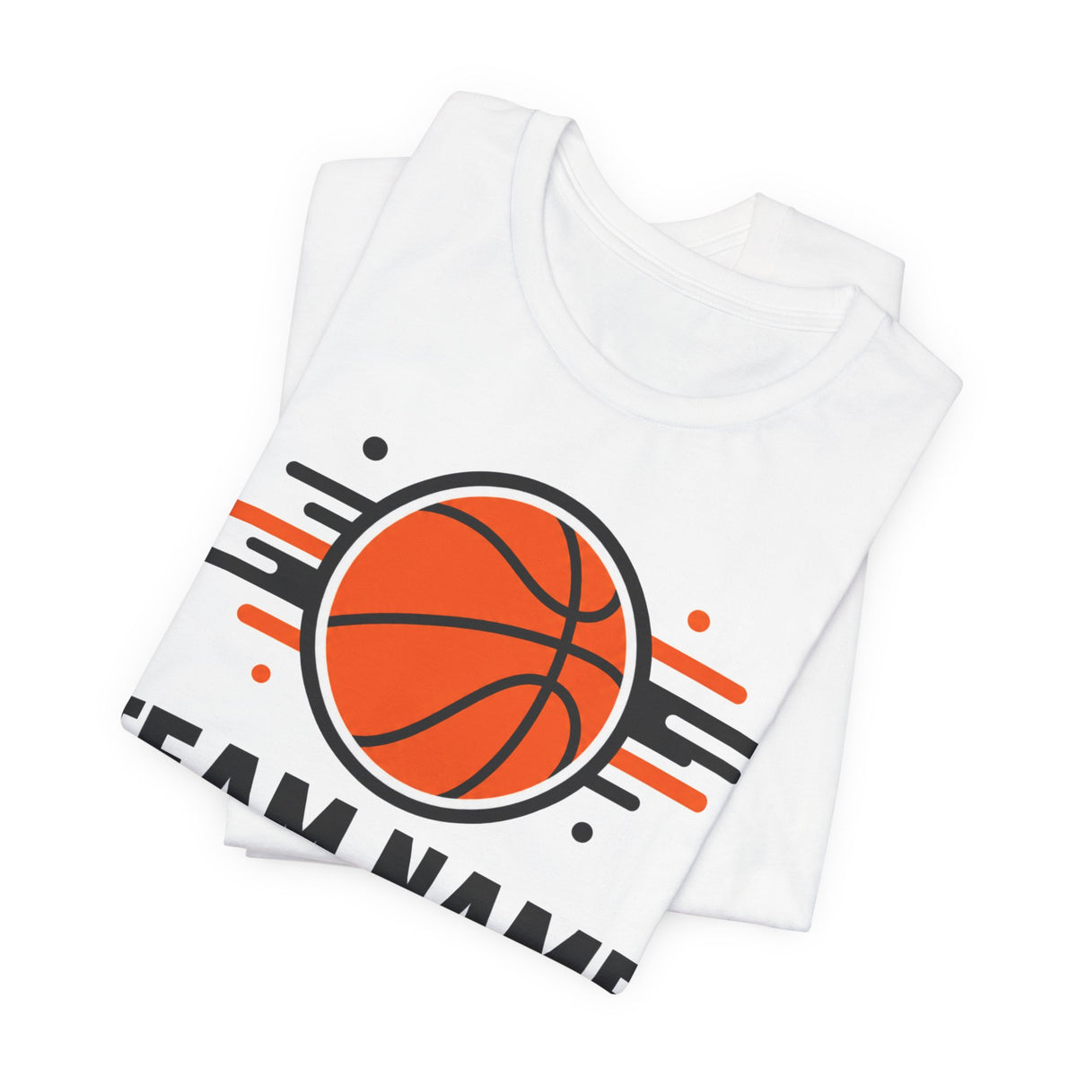 Custom Team Name Basketball Tee | Personalized Team Logo Basketball Shirt | Custom Basketball Team Gift | Modern Team Logo Design
