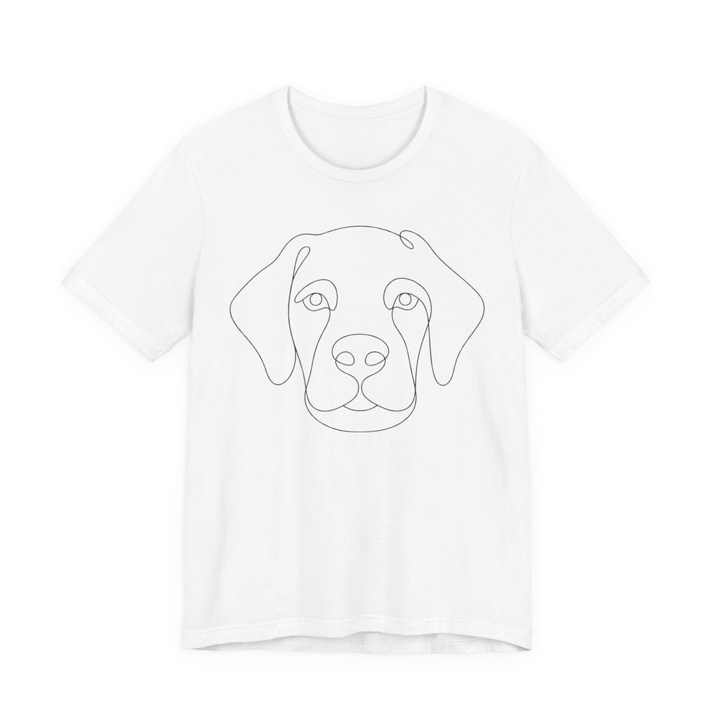 Dog Mom Minimalist Line Art T-Shirt | One Line Dog Design Tee | Dog Lover Gift Shirt