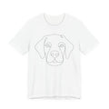 Dog Mom Minimalist Line Art T-Shirt | One Line Dog Design Tee | Dog Lover Gift Shirt