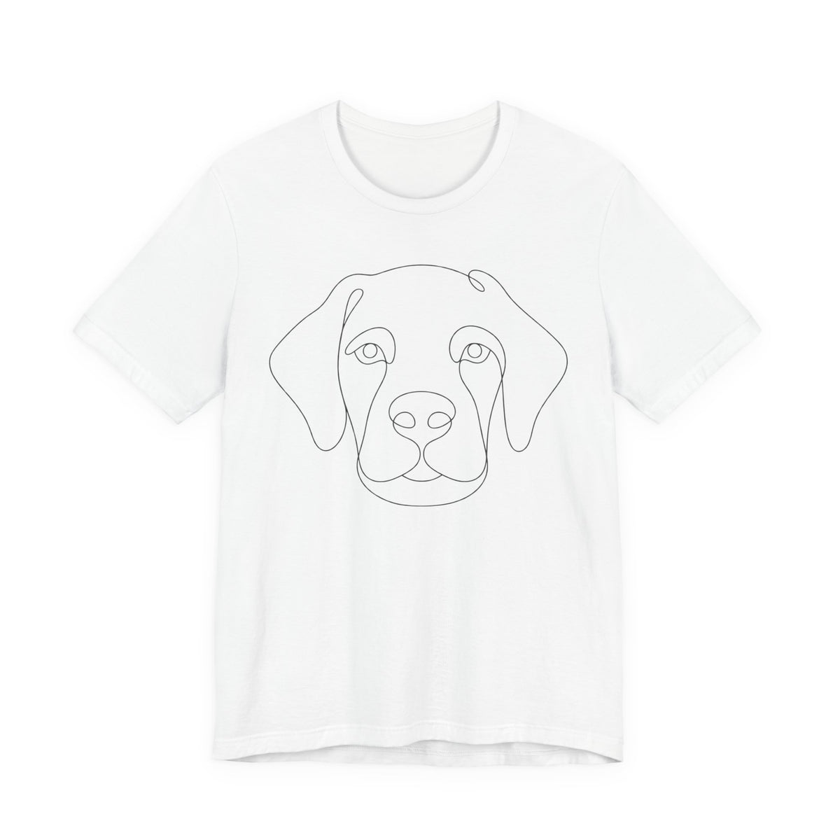 Dog Mom Minimalist Line Art T-Shirt | One Line Dog Design Tee | Dog Lover Gift Shirt