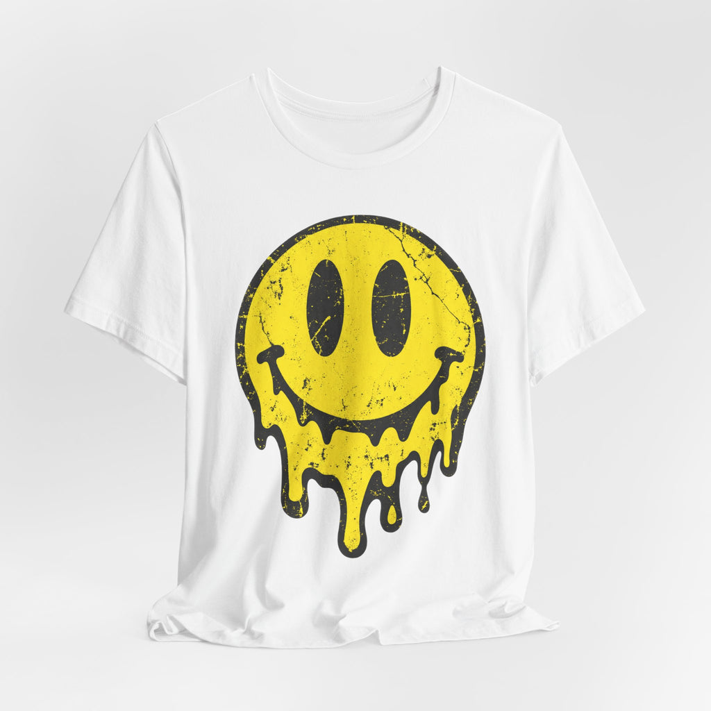 Acid Smiley T-Shirt | Vintage 90s Rave Design | Retro Acid House Tee | Streetwear Gift Shirt