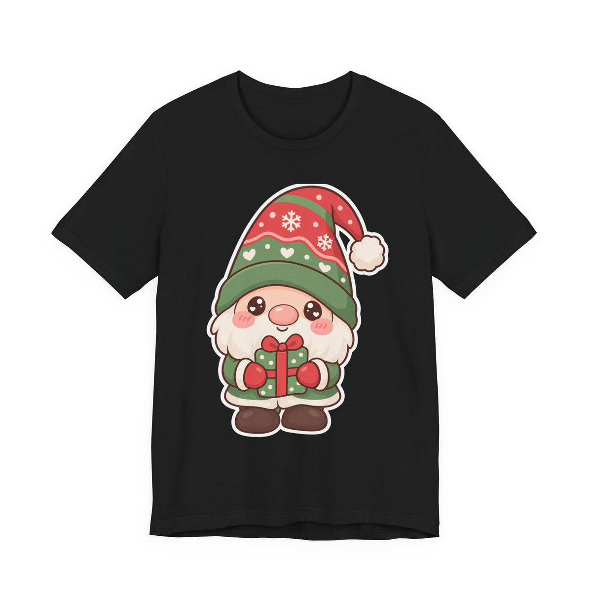 Christmas Gnome T-Shirt | Kawaii Cute Holiday Tee | Festive Christmas Gift Shirt