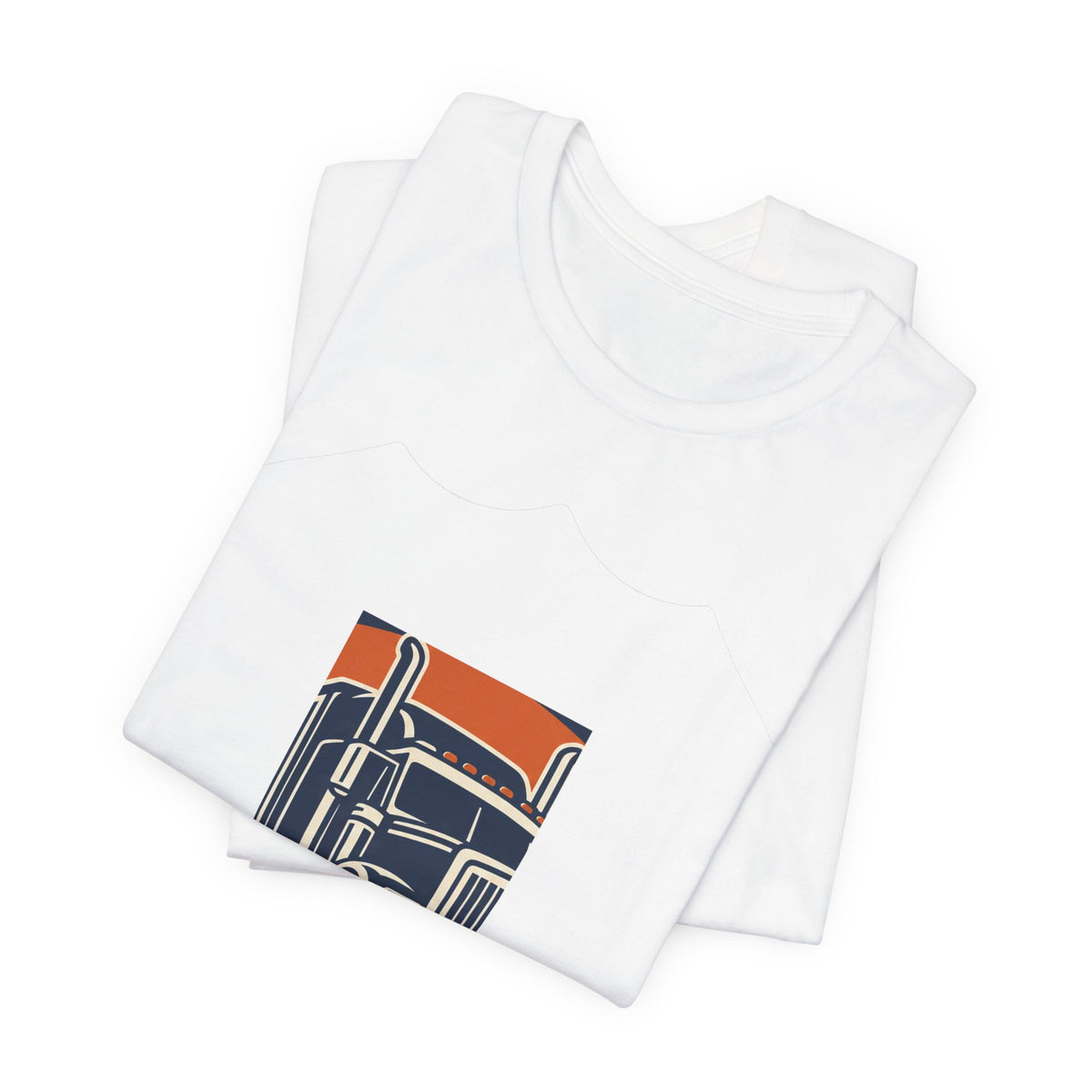 Big Rig Trucker Retro Badge T-Shirt | Truck Driver Gift Shirt | Trucker Life Tee | CDL Driver Gift