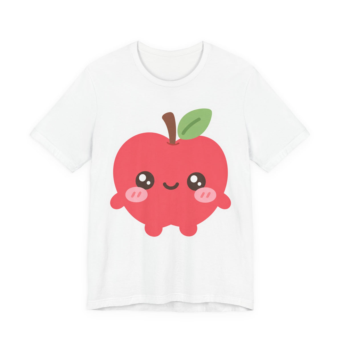 Kindergarten Teacher Kawaii Apple T-Shirt | Cute Preschool Teacher Shirt | Pre-K Teacher Gift Tee