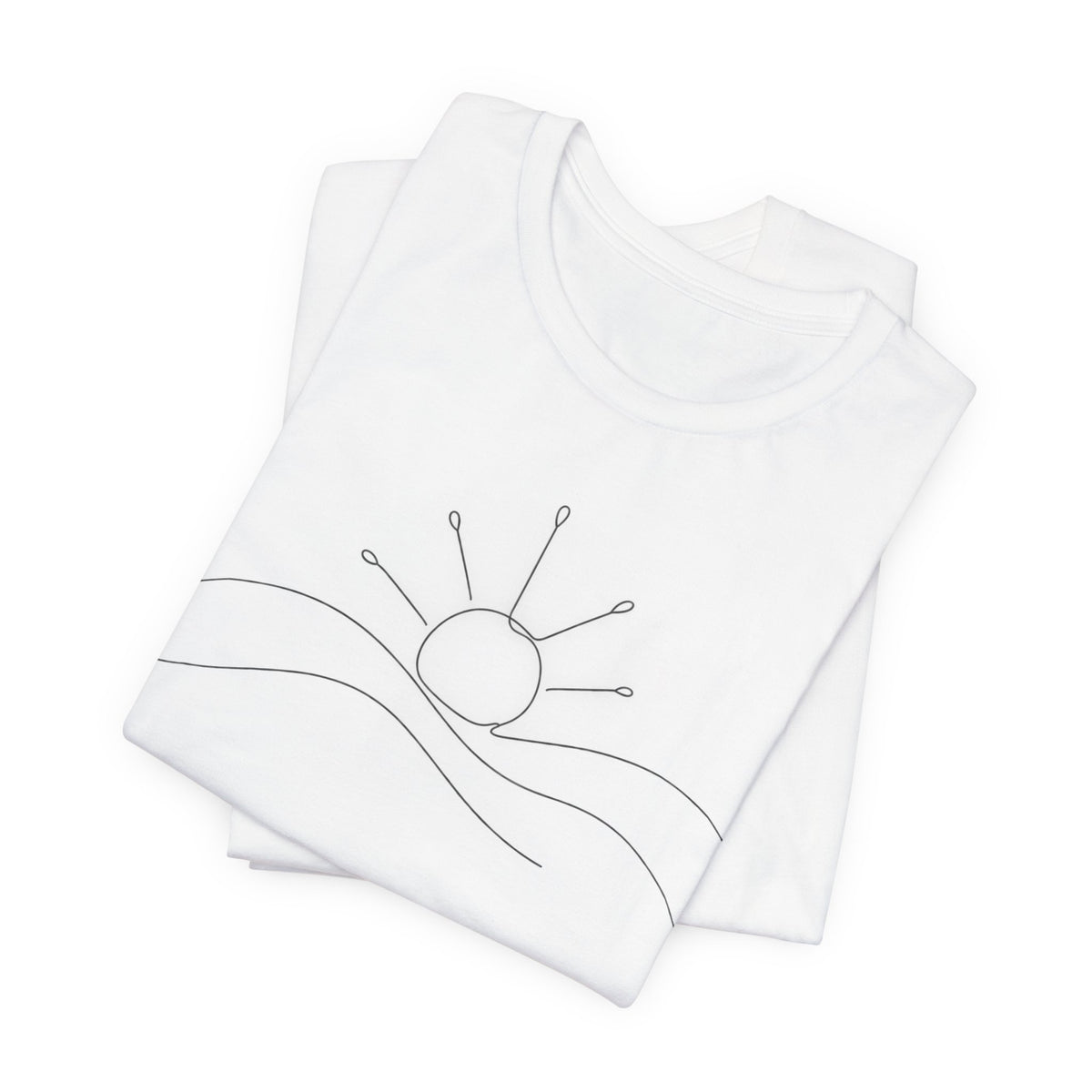 Trust the Process Sunrise Line Art T-Shirt | Minimalist Spiritual Tee | Faith Journey Gift Shirt