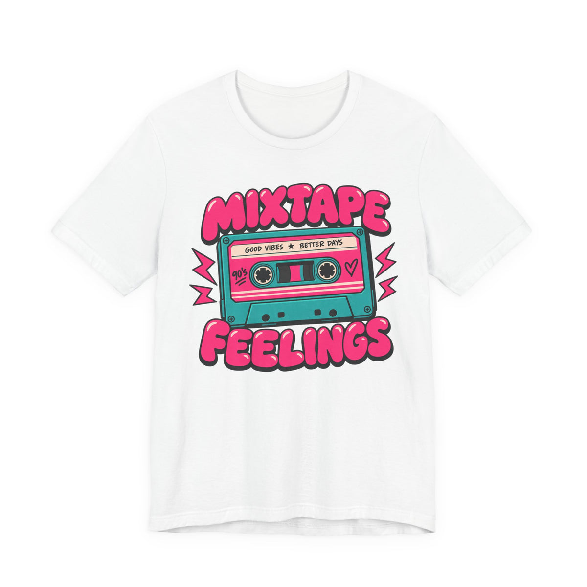 Cassette Tape T-Shirt | Vintage 90s Mixtape Nostalgia Tee | Retro Music Gift Shirt