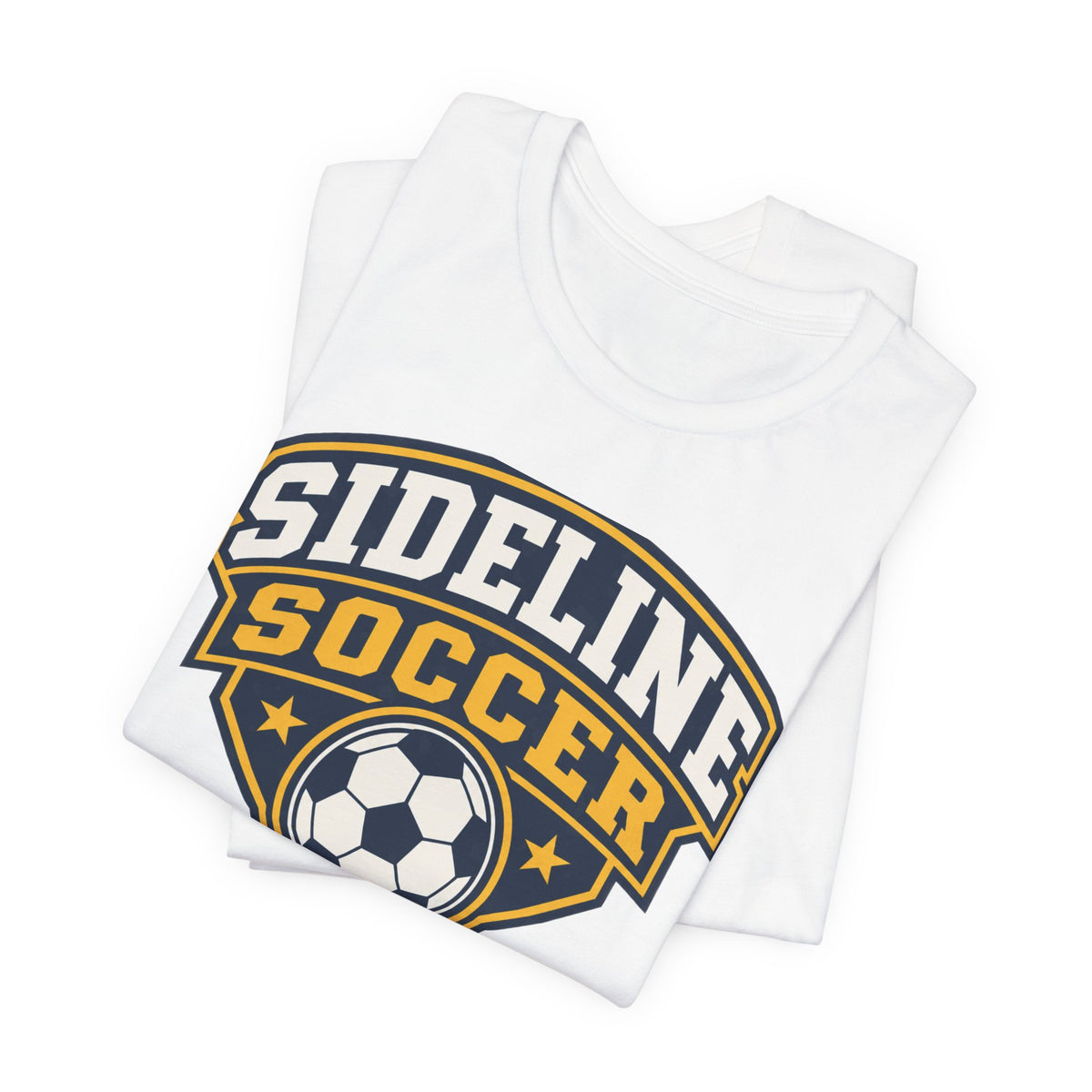 Sideline Soccer Tee | Team Mom Squad Badge Shirt | Soccer Team Mom Gift | Game Day Squad Design