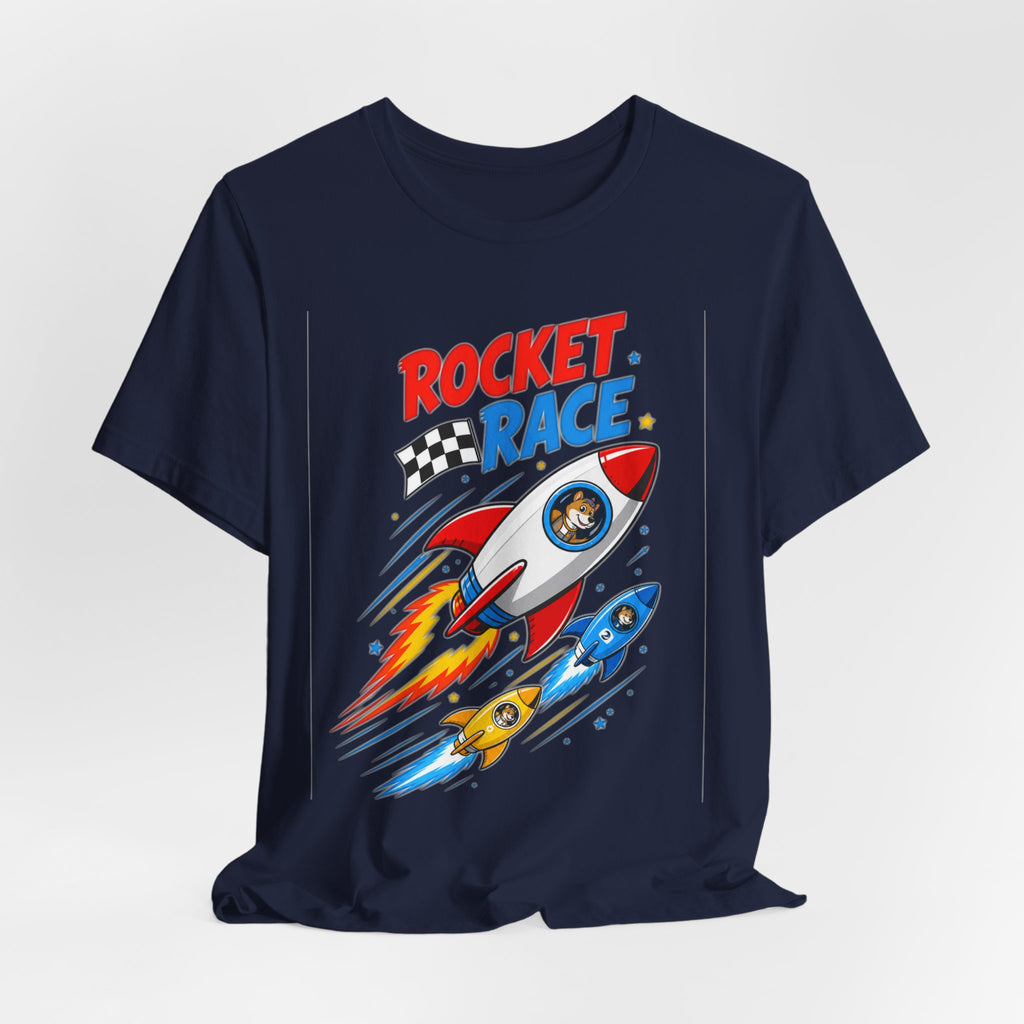 Rocket Race Cartoon Tee