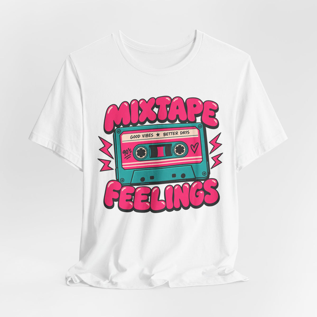 Cassette Tape T-Shirt | Vintage 90s Mixtape Nostalgia Tee | Retro Music Gift Shirt