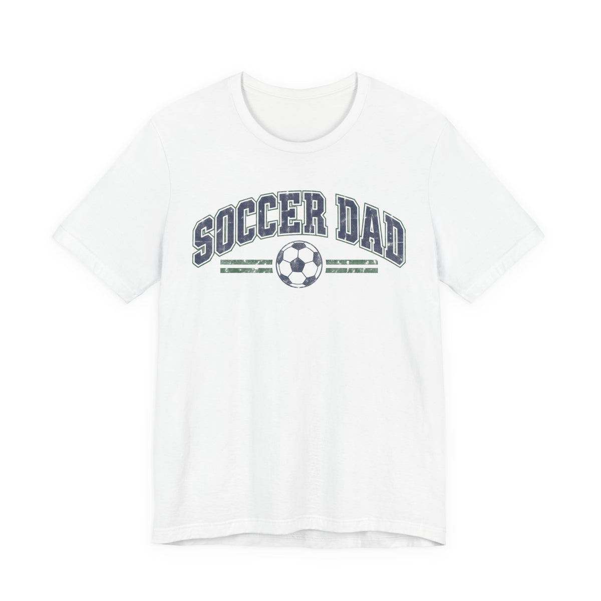 Soccer Dad Tee | Vintage Varsity Soccer Dad Design | Soccer Dad Shirt | Game Day Dad Gift | Retro Varsity Sports Dad | Soccer Father Design