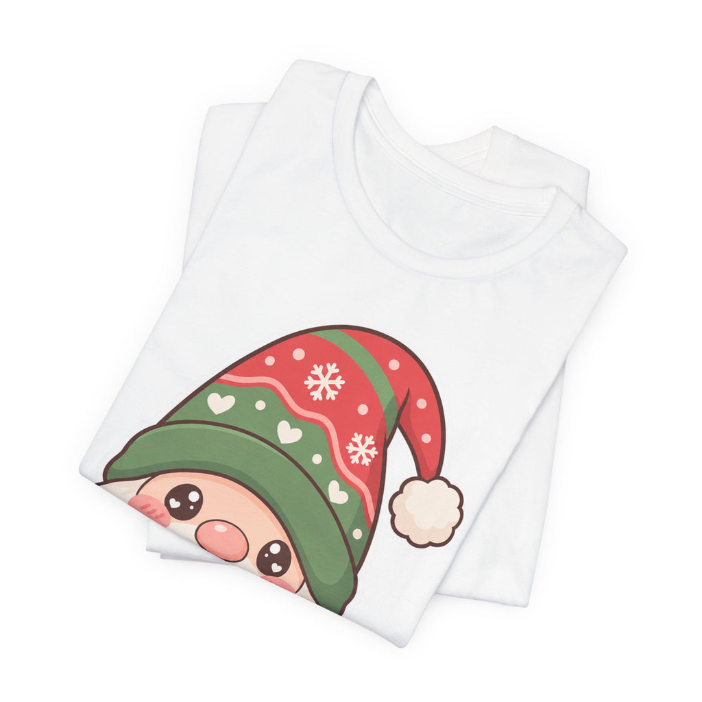 Christmas Gnome T-Shirt | Kawaii Cute Holiday Tee | Festive Christmas Gift Shirt