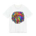 Neon Splash Basketball Tee | Bold Rainbow Drip Basketball Shirt | Basketball Graphic Gift | Street Basketball Tee
